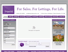 Tablet Screenshot of imperialproperties.co.uk